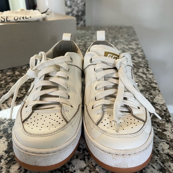 Golden Goose Men’s YEAH Optical White with Gum Sole EU 43 (US 10) - Picture 5 of 6